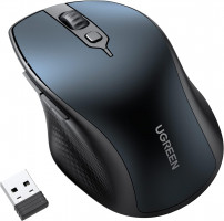 Wireless mouse UGREEN Bluetooth 5.0 and 2.4 GHz with USB receiver with 5 buttons for MacBook, PC, desktop computer, Chromebook