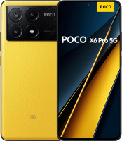 POCO X6 Pro 5G smartphon, 12/512GB, yellow, vegan leather