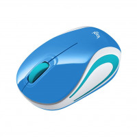 Logitech M187 Wireless mini mouse, blue