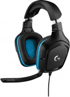 Logitech gaming headset USB G432 7.1 Leatherette Blue