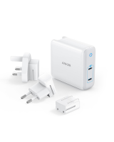Anker PowerPort III 2-Port 60W charger with EU, US and UK adapters