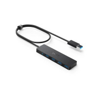 Anker Ultra Slim 4-port USB 3.0 hub black