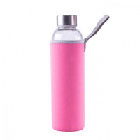 Steuber glass bottle in a 1000ml case, pink