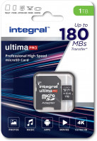 Integral 1TB Professional High Speed 180MB / s microSDXC V30 UHS-I U3- free gift USB stick