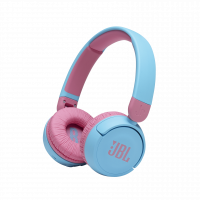 JBL JR310BT Bluetooth children's wireless on-ear headphones, blue.
