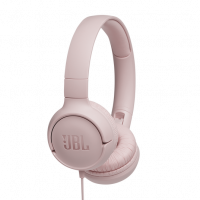 JBL Tune 500 headphones with microphone, pink