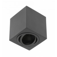 GTV ceiling lamp AVEIRO BIS 1xGU10 230V IP20 square, black