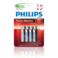 PHILIPS BATTERY - AAA POWER ALKALINE BLISTER 4 PCS (R03)