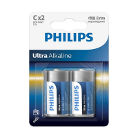 PHILIPS BATTERY C - ULTRA ALKALINE 2 PCS (R14)