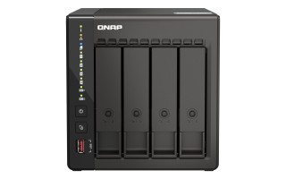 QNAP NAS server for 4 disks, 8GB RAM, 2.5Gb network