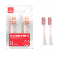 Oclean Standard two attachments for electric toothbrush pink