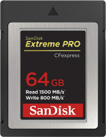 SanDisk Extreme PRO CFexpress Card Type B, 64GB, 1500MB/s Read, 800MB/s Write