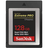 SanDisk Extreme PRO CFexpress Type B, 128GB, 1700MB/s read, 1200MB/s write