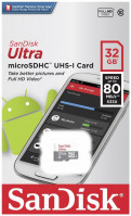 SanDisk 32GB Ultra microSDHC 100MB / s Class 10 UHS-I