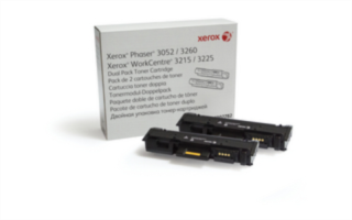Xerox Toner, Ph3052 / WC3215 / WC3225, black, 2 * 3k