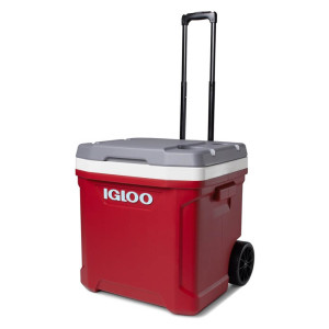 IGLOO cooler on wheels Latitude 60, 56L, red.