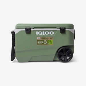 IGLOO portable cooler Ecocool Latitude 90, 85L, green