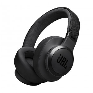 JBL Live 770NC Bluetooth wireless headphones, black.