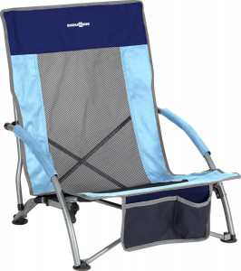 BRUNNER folding beach chair CUBA 0404135N.C57 light blue gray