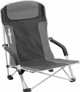 BRUNNER folding beach chair BULA 0404148N.C20 gray black