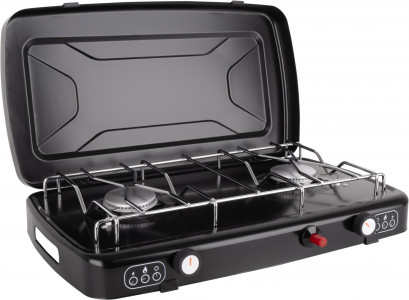 BRUNNER PHOENIX Double gas cooker for camping 50 mbar 0708056N