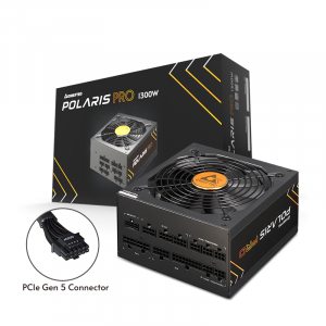 Chieftec Polaris Pro Series 1300W ATX Platinum modular power supply with PCIe GEN5.
