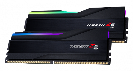 G.Skill Trident with RGB 32GB Kit (2x16GB) DDR5-5600MHz, CL36, 1.20V