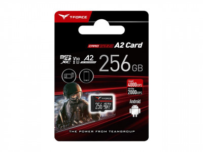 Teamgroup Gaming A2 256GB MicroSD UHS-I U3 V30 100 / 90MB / s memory card