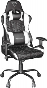 TRUST CHAIR GAMING GXT 708R RESTO WHITE