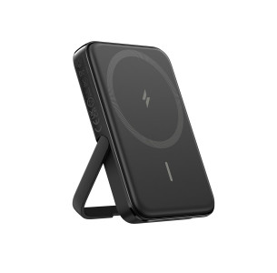 Anker 322 MagGo 5000mAh magnetic wireless powerbank with stand, black