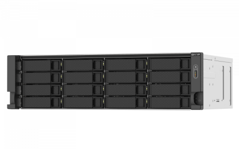 QNAP NAS server for 16 disks, 3U rack, 16GB RAM, 2.5Gb network