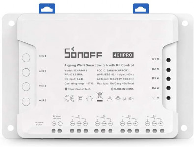 SONOFF smart wall switch Wi-Fi 4-channel 4CHPROR3