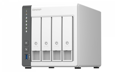 QNAP NAS server for 4 disks, 4GB ram, 2.5Gb network