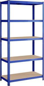 SONGMICS Shelf 150 x 75 x 30 cm brown-blue, GLR30Q