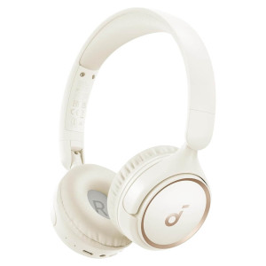 Anker Soundcore H30i over-ear Bluetooth headphones, white.