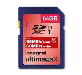 Integral memory card UltimaPro X SDHC 64GB Class 10
