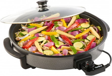 VonShef electric frying pan 42cm round