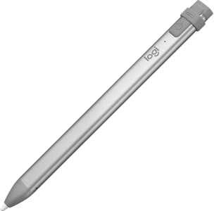 Logitech Crayon digital pencil for iPad tablets - gray.
