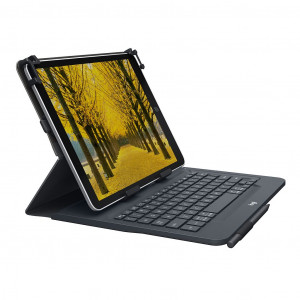 Logitech Universal Folio for 9-10 "tablets, keyboard BT black SLO engraving