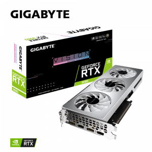 Graphics card GIGABYTE GeForce RTX 3060 VISION OC 12G, 12GB GDDR6, PCI-E 4.0