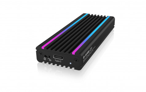 Icybox USB-C & USB-A 3.1 enclosure for M.2 NVMe SSD