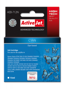 ActiveJet cyan ink Epson T0712