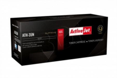 ActiveJet black toner for HP CB435A and Canon, 35A