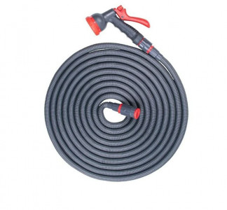Steuber expandable garden hose Flexibel (16.5 m, 10 mm, grey)".