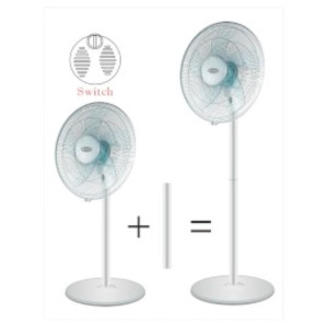 Be Cool Stand and table fan 40 cm white