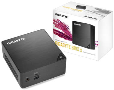 GIGABYTE BRIX Mini-PC NUC J5005, DDR4, SATA, Wi-Fi