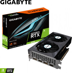 Graphics card GIGABYTE GeForce RTX 3050 Eagle OC 8G, 8GB GDDR6, PCI-E 4.0