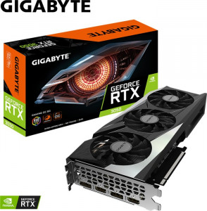 Graphics card GIGABYTE GeForce RTX 3050 Gaming OC 8G, 8GB GDDR6, PCI-E 4.0