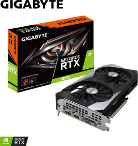 Graphics card GIGABYTE GeForce RTX 3050 WINDFORCE OC 8G, 8GB GDDR6, PCI-E 4.0