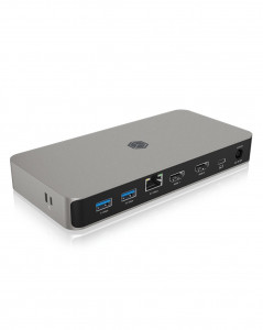 Icybox IB-DK2880-C41 docking station USB4 Type-C with dual video output